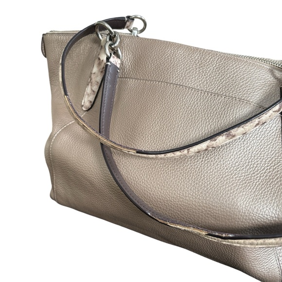 Coach large Metallic Leather Tote - Picture 11 of 16